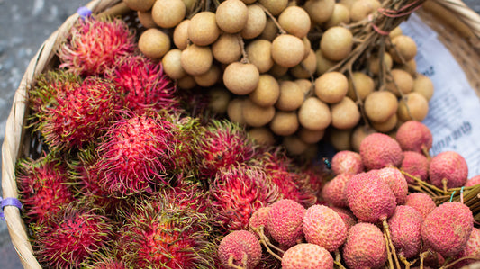 Exotic Trio Lychee, Rambutan, Longan 